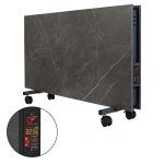 Керамічний обігрівач EraFlyme Двохстороння керамічна панель на роликах  1200PG темний камінь – на 22 м² 1200 Вт купити в Україні ГрієДім GRIEDIM купить в Украине