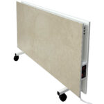 Керамічний обігрівач EraFlyme Двохстороння керамічна панель на роликах  1200PW бежевий  – на 22 м² 1200 Вт купити в Україні ГрієДім GRIEDIM купить в Украине