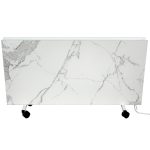 Керамічний обігрівач EraFlyme Двохстороння керамічна панель на роликах  1200PW білий камінь – на 22 м² 1200 Вт купити в Україні ГрієДім GRIEDIM купить в Украине