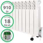 Електрорадіатор Екотепло 910 Вт 9 секцій з підставкою 18 м² купити в Україні ГрієДім GRIEDIM купить в Украине
