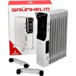 Масляний обігрівач Grunhelm GR-0920N 2000 Вт 20 кв. м. купити в Україні ГрієДім GRIEDIM купить в Украине