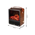 електричний декоративний камін Neo Tools 90-156 20 м² 1000 Вт купити в Україні ГрієДім GRIEDIM купить в Украине