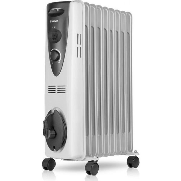 Масляний обігрівач REAL-EL HEAT-L210 15 м² 2000 Вт купити в Україні ГрієДім GRIEDIM купить в Украине